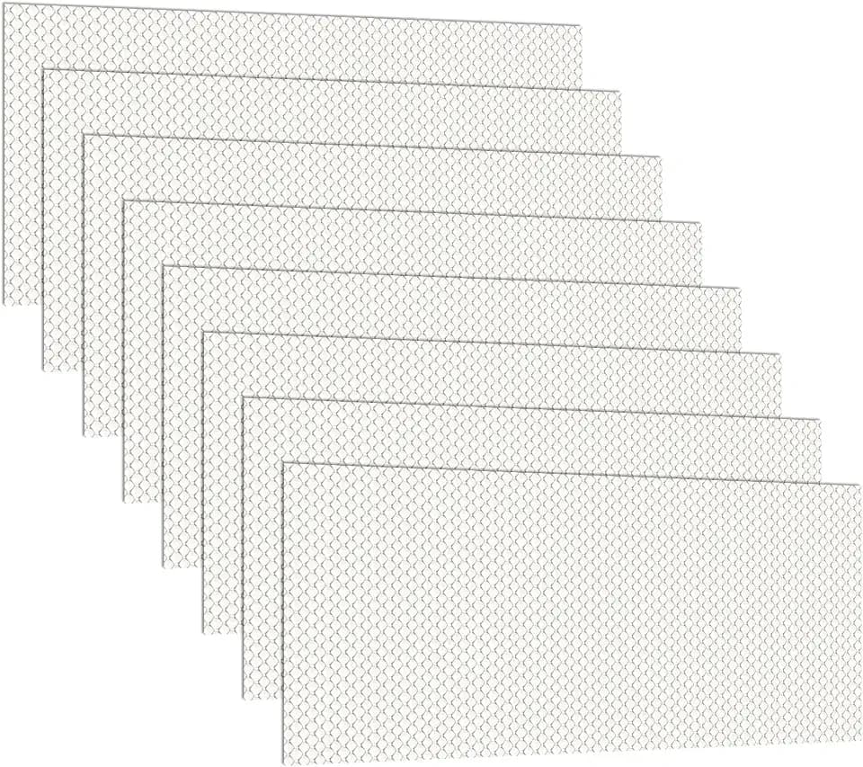 Pangda 8 Pack Replacement Fluorescent Light Covers