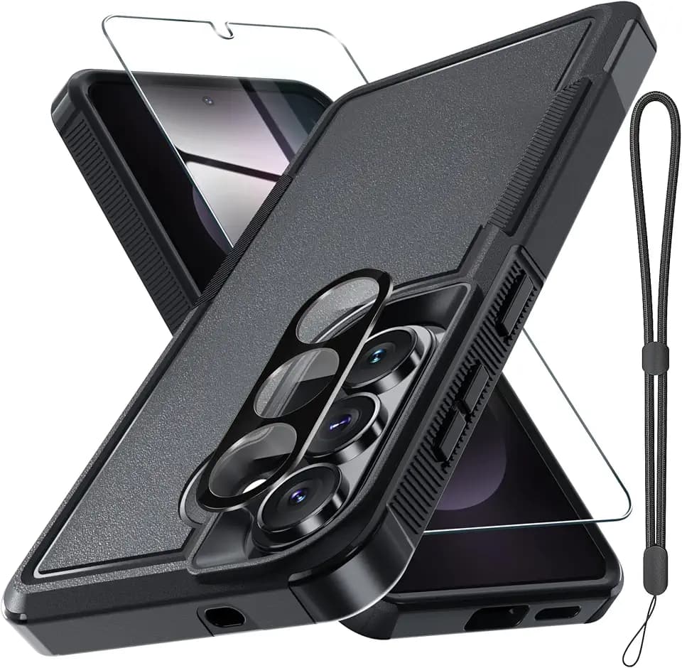 for Samsung Galaxy S26+ Plus Case,Military Grade Phone Cover, Black Matte