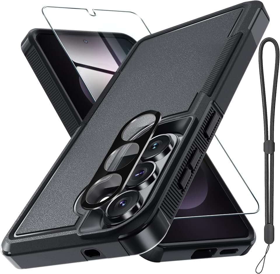 for Samsung Galaxy S26 Case,Military Grade Phone Cover, Black Matte
