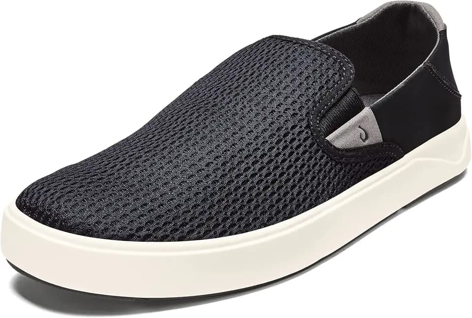 OluKai Lae'ahi Men's Slip On Shoes, Breathable Everyday Sneaker