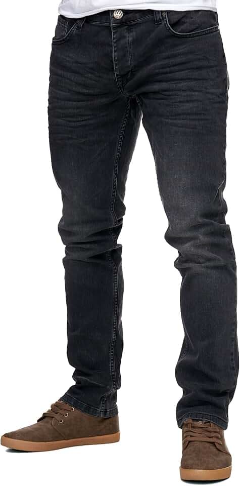 Reslad Jeans-Herren Slim Fit Basic Style Stretch-Denim Männer Jeans-Hose RS-2063
