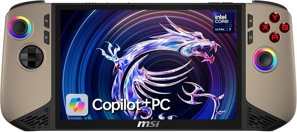 msi Claw 8 AI+ A2VM-029IT, Handeld PC 8 Zoll 120Hz FHD+, Intel Core Ultra 7 258V, Intel Arc, 32GB LPDDR5x 8533MHz, 1TB PCIe Gen4, Wi-Fi 7, Win 11 Home