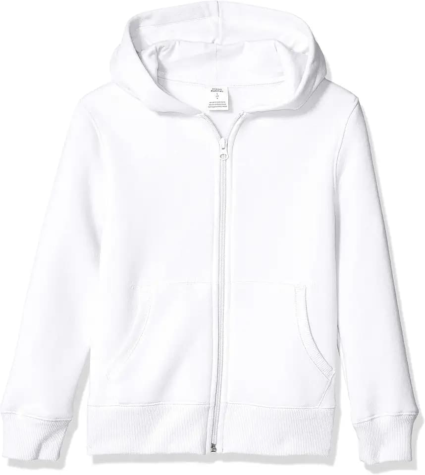 Amazon Essentials Boys and Toddlers' Soft Fleece Zip-Up Hoodie Sweatshirt