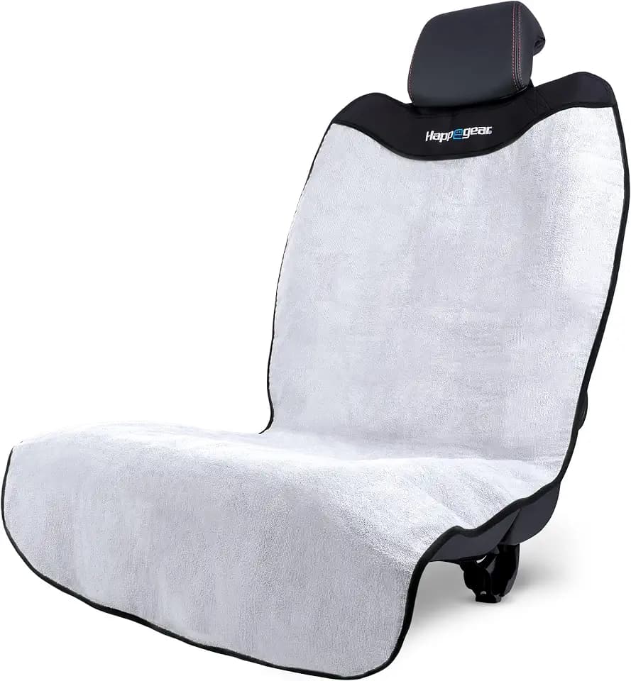 HAPPEGEAR Happeseat Waterproof Car Seat Cover & Protector, Silver