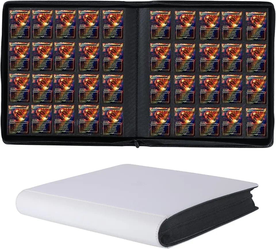 2000 Pockets Trading Card Binder (WHITE)