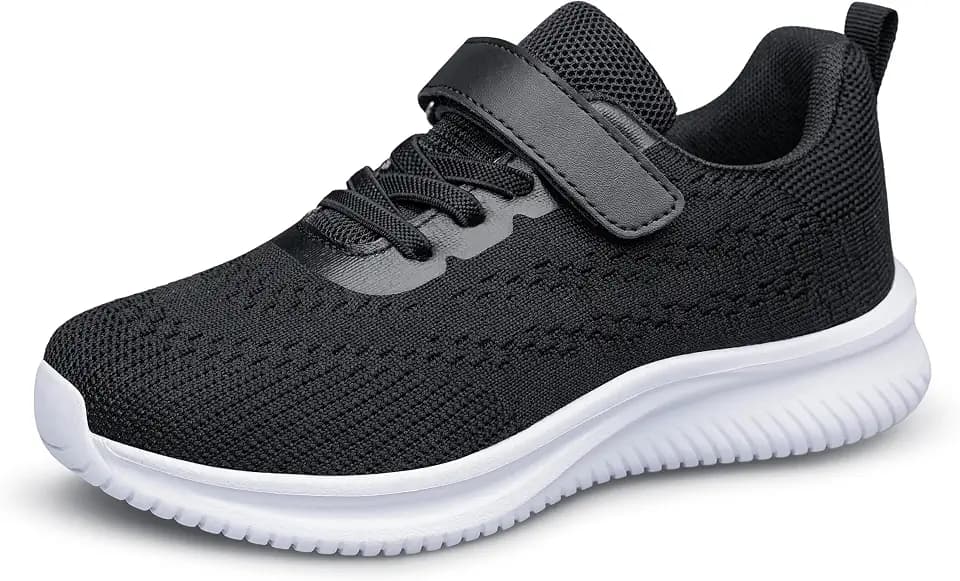 Kids Tennis Shoes for Boys Girls Lightweight Sneakers Breathable Non-Slip Running Shoes Athletic School Footwear for Toddler/Little/Big Kid