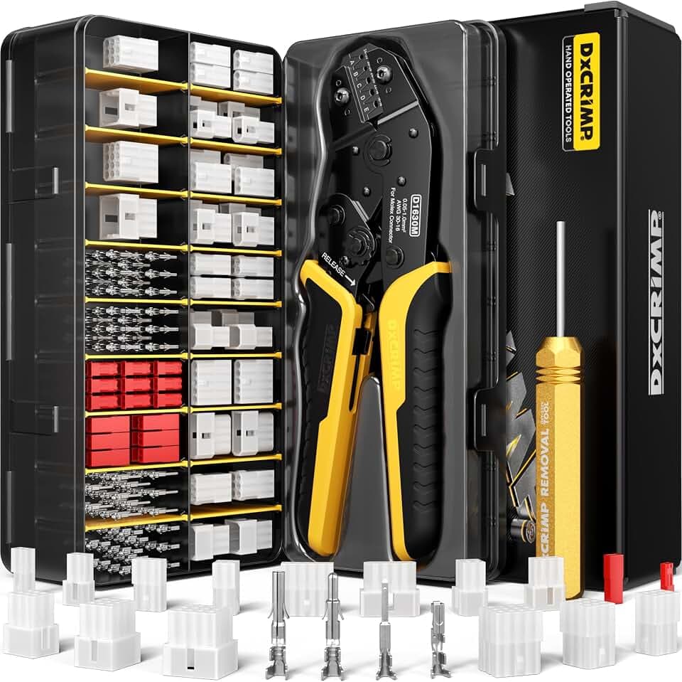 DxCRIMP Crimpzangen Set 26–16 AWG für Standard .062" (3,68mm) & SYP Stecker