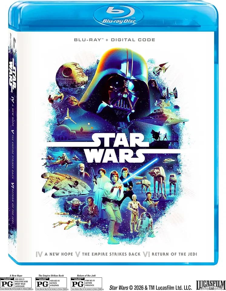 Star Wars: Original Trilogy (3 Discs) - Blu-Ray + Digital
