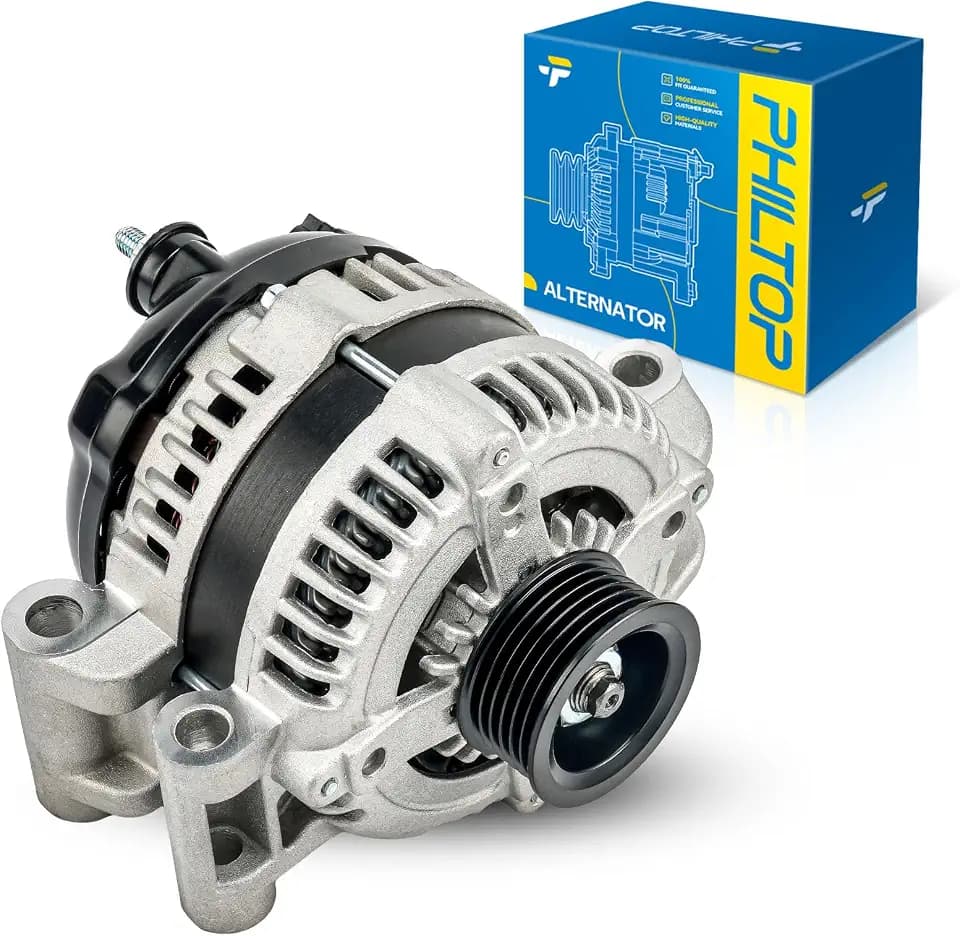PHILTOP 11383N Alternator Compatible with Dodge, Chrysler, 2008-2010 Charger, 2008-2010 300, 2008-2010 Challenger, 2008 Magnum, 2012-2013 Charger 6.4L, 2012 300 6.4L, 160A 12V CW S6