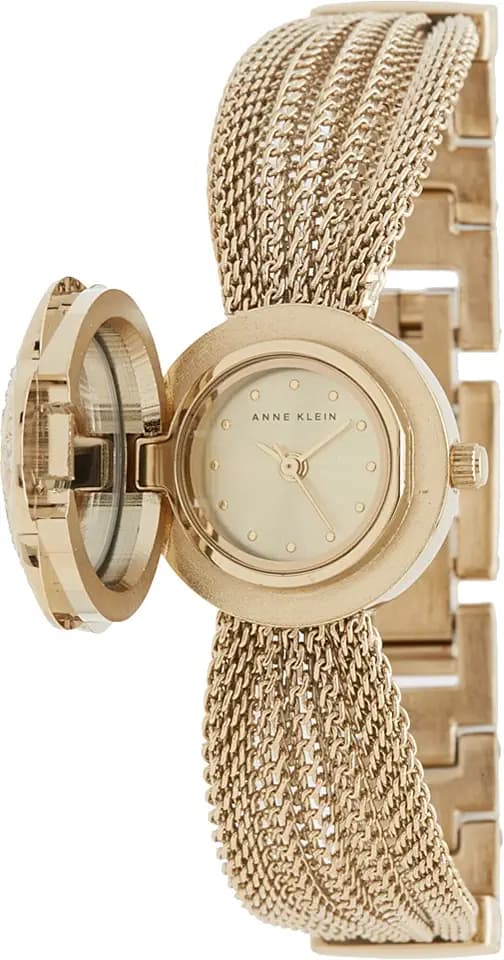 Anne Klein Women's AK/1046CHCV Premium Crystal-Accented Watch