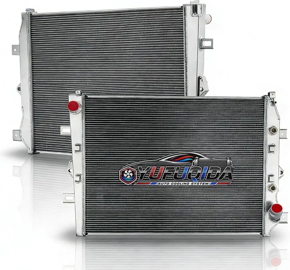 Pro 3 Row Core Full Aluminium CU13399 Radiator Compatible with 2011-2016 12 13 14 15 Chevy Silverado 2500 3500 HD,11-16 GMC Sierra 2500 3500 HD V8 6.6L Duramax LML Engine