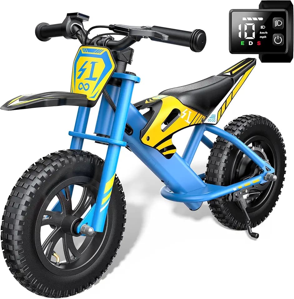 Gyroor S1 Electric Balance Bike for Kids Ages 3-6, 200W Motor, 3 Speeds