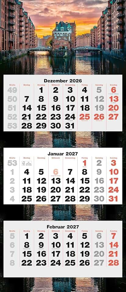 HAMBURGS SPEICHERSTADT 2027: 3-Monatskalender "HAMBURGS SPEICHERSTADT 2027"