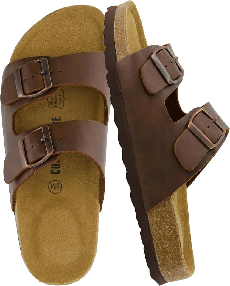CUSHIONAIRE Lane Cork Slide Women's Sandals, Comfortable Sandals for Women