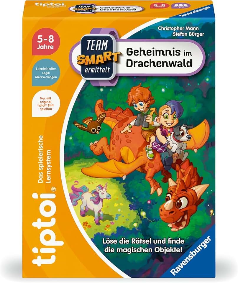 Ravensburger tiptoi Team SMART ermittelt: Geheimnis im Drachenwald