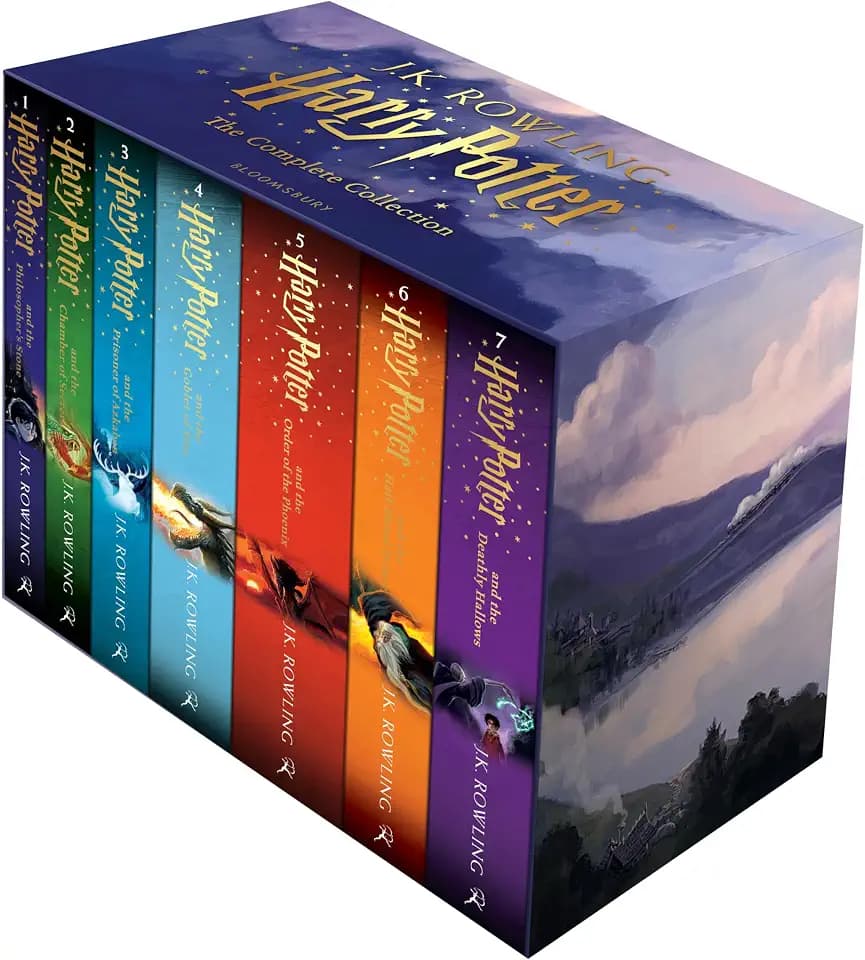 Harry Potter-Kindersammlung: Harry Potter und der Stein der Weisen; Harry Potter und die Kammer des Schreckens; Harry Potter und der Gefangene von ... und der Halbblutprinz; Harry Potter und ...