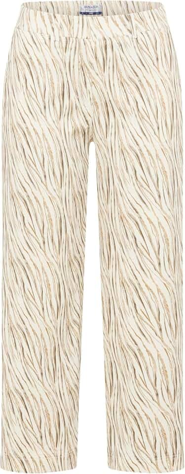 Raphaela by Brax Damen Pam Culotte Linen Safari Print Hose