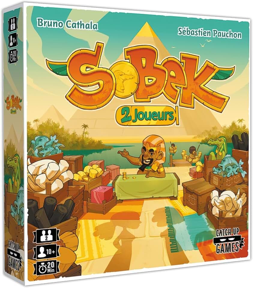 Blackrock Games Sobek 2 Spieler – Gesellschaftsspiel – ab 10 Jahren – Taktik – Duell – Duo