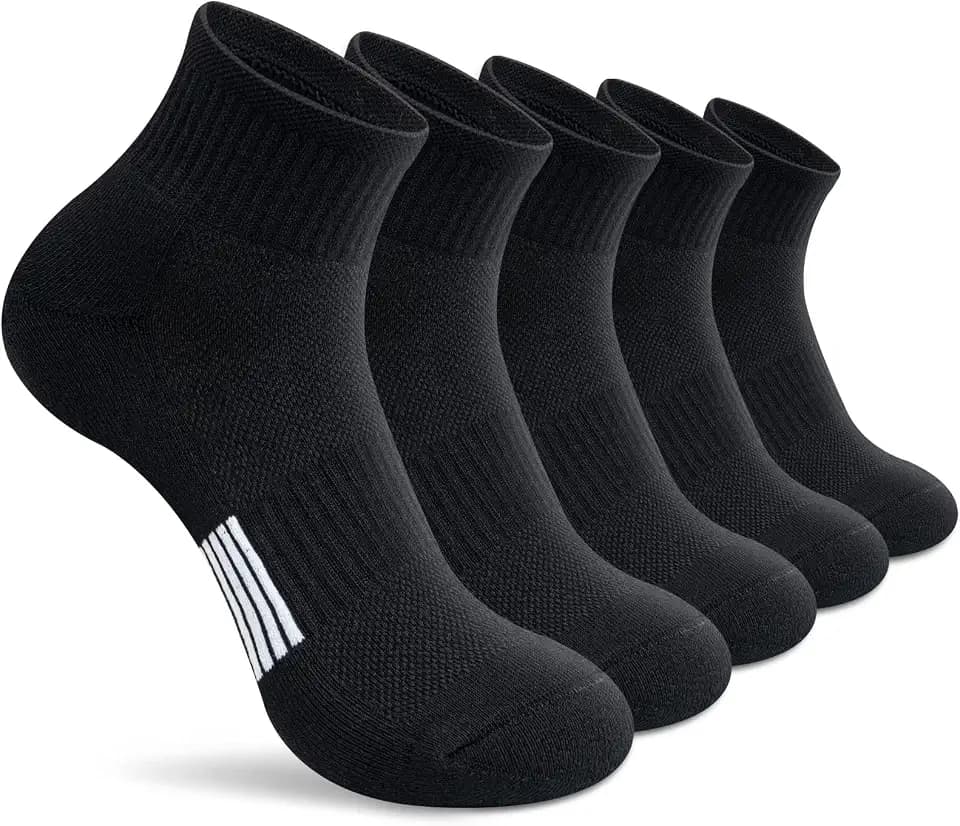 Gonii Ankle Socks Women Athletic Cushioned Running Hiking 5 Pairs