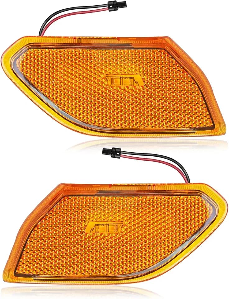 1 Pair Side Marker Lights Fit for Jeep Wrangler JL Gladiator JT 2018-2024