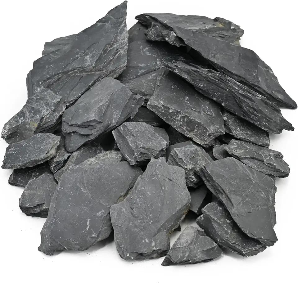 Aquarium Steine 9kg Natürliche Schiefersteine,5-20cm