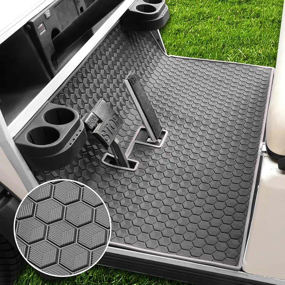 Golf Cart Floor Mat Club Car DS 1982-2013, Villager 1982-2018 Full Coverage