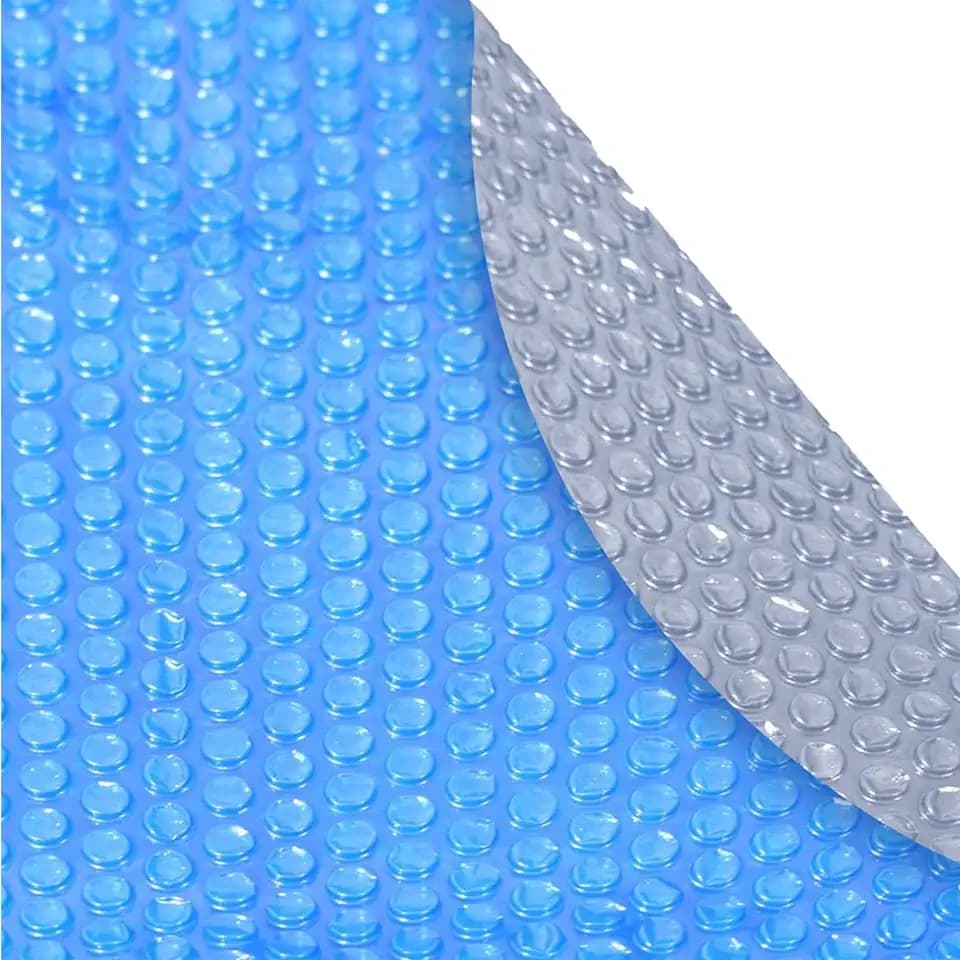 Pool Mate 18 Ft Blue/Silver Deluxe Solar Cover for Above Ground Pool