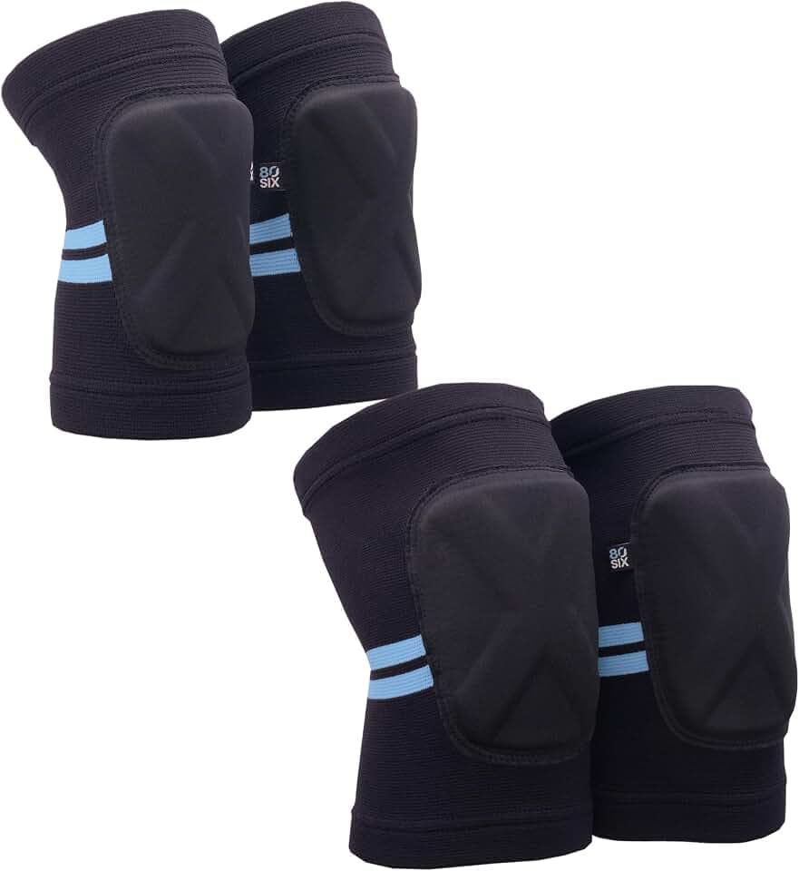80SIX Stealth Pad Set Knieschoner und Ellbogenschoner für Kinder & Jugendliche – Ultradünnes, flexibles Schutz-Set für Skateboard, Inliner und E-Mobilität S/M