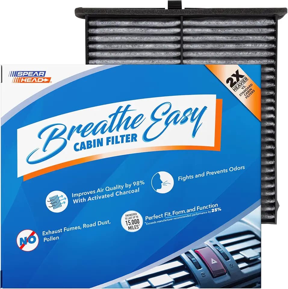 Spearhead Odor Defense Breathe Easy AC & Heater Cabin Air Filter (BE-811)