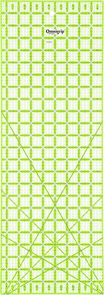 Omnigrip Non-Slip Rectangle Quilting Ruler