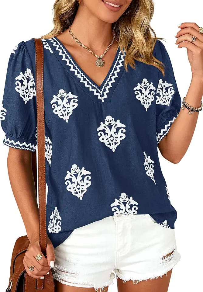 BTFBM Casual Short Sleeve Summer T Shirts Going Out Tops for Women Trendy