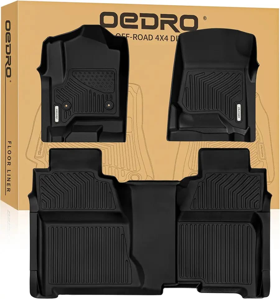 OEDRO Floor Mats Fits for 2014-2018 Chevy Silverado/GMC Sierra 1500
