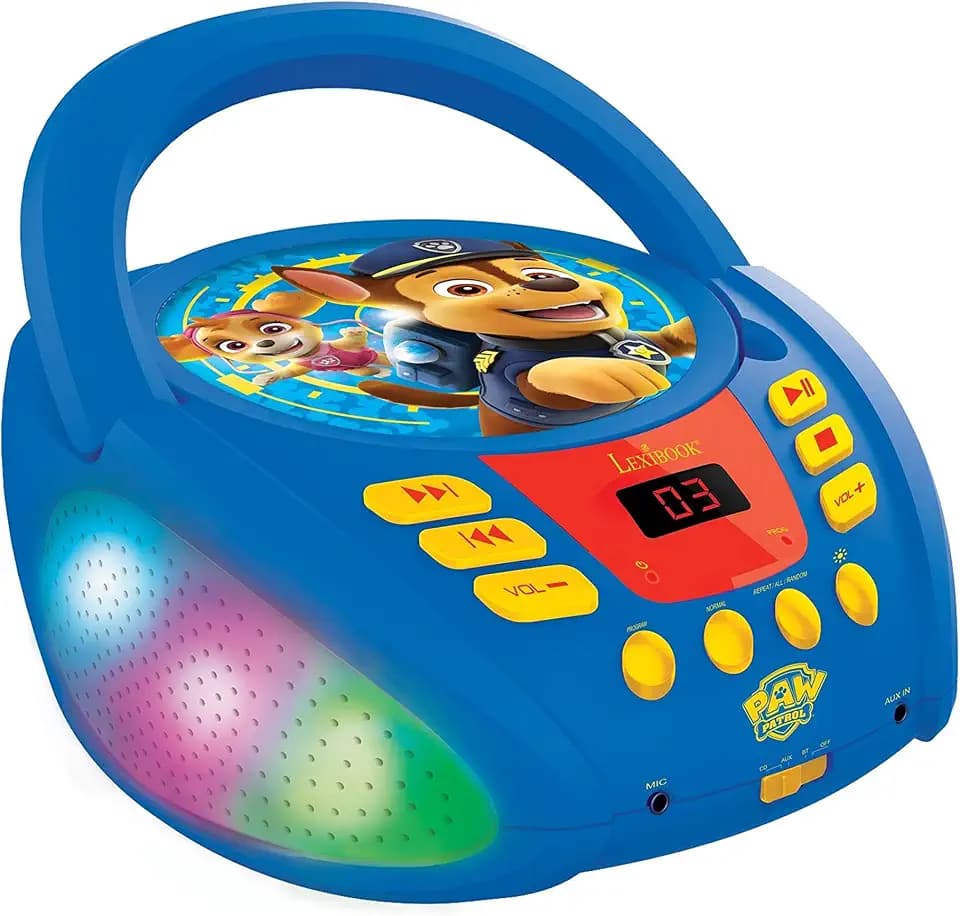 Lexibook, Paw Patrol Bluetooth CD Player, RCD109PA