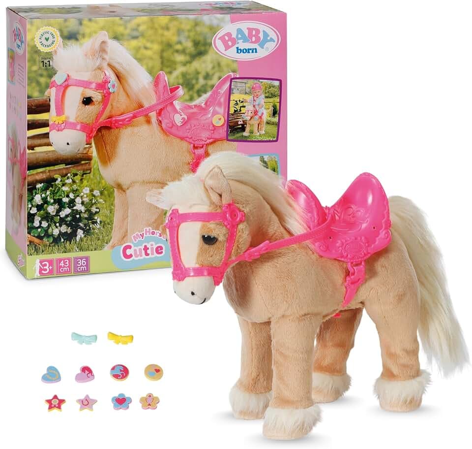 BABY Born Mein Pferd Cutie mit Transportbox