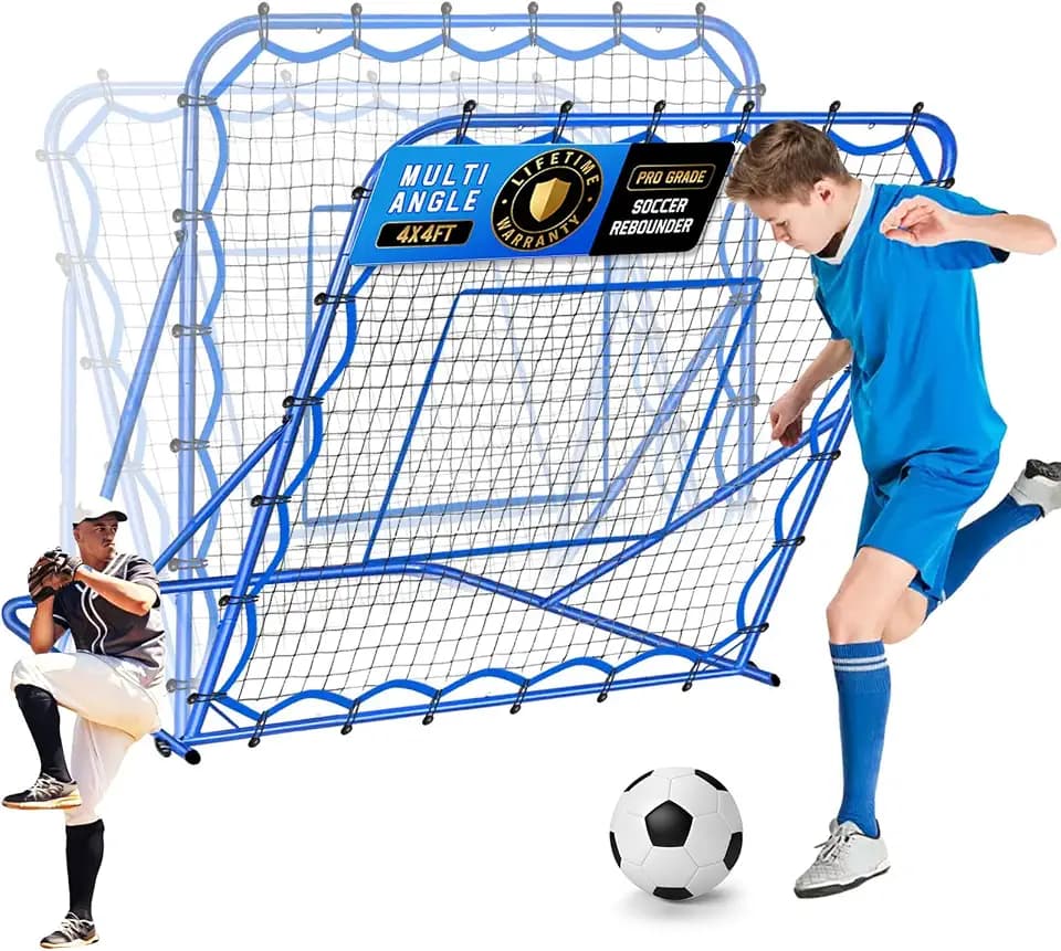 Soccer Baseball Rebounder Soccer Goal Net, Volleyball Rebound Pitchback Net