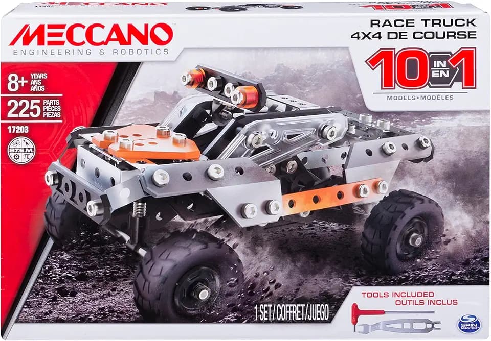 Meccano 6036038 - Spielzeug - 10 Model Truck Set