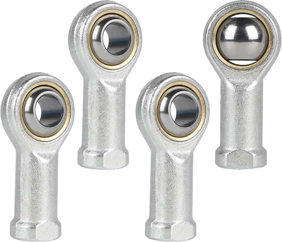 EFUTURETIME 4pcs Gelenkkopf M16 Gelenklager SI16T/KM(PT) Rechtsgewinde