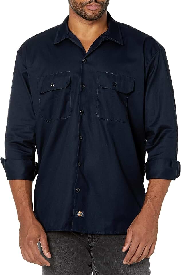 Dickies Herren Langarmshirt Langarm Hemd