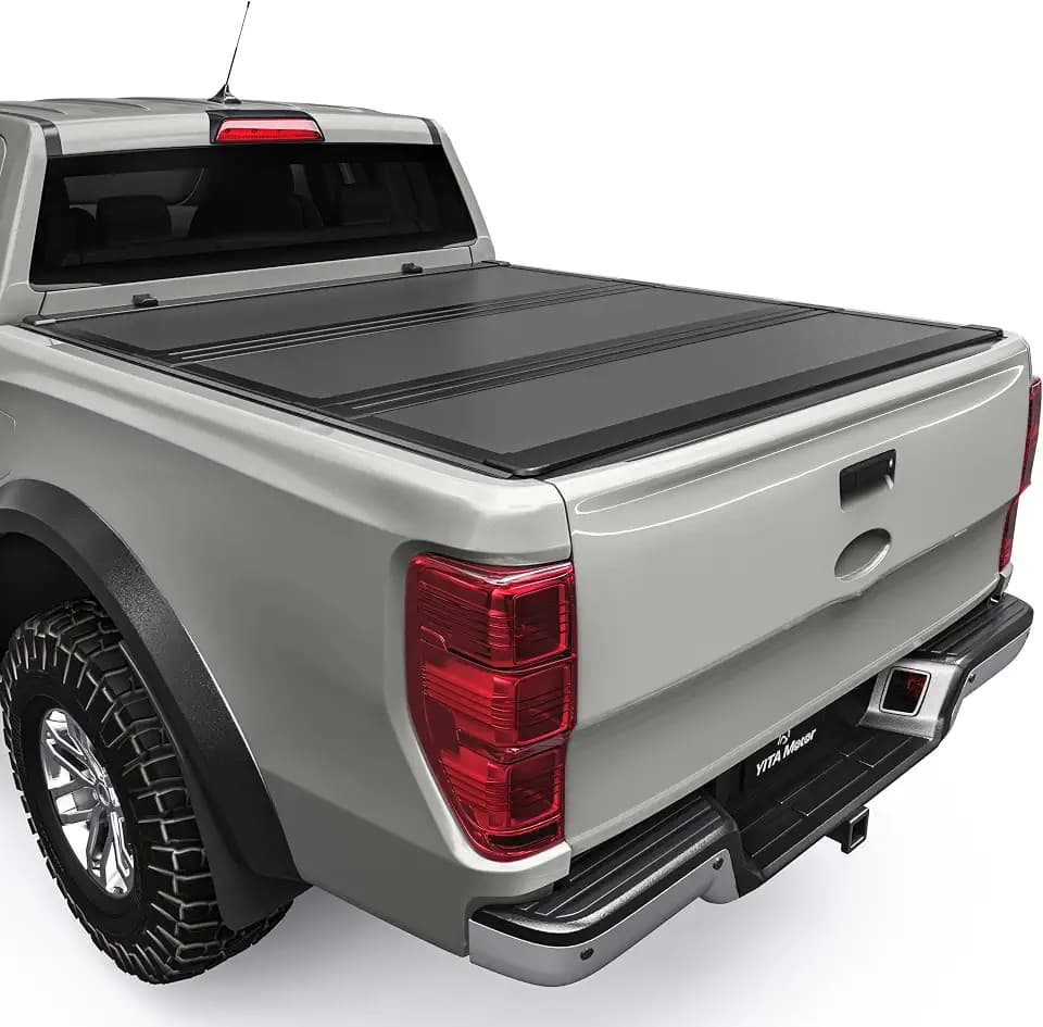YITAMOTOR Low-Profile Hard Tri-Fold Tonneau Cover for 2024-2026 Ranger 5ft