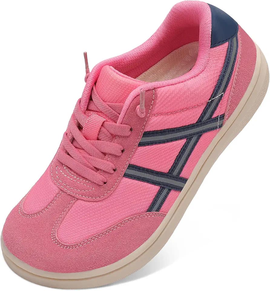 LeIsfIt Women's Walking Shoes Wide Toe Box Barefoot Slip-On Sneakers