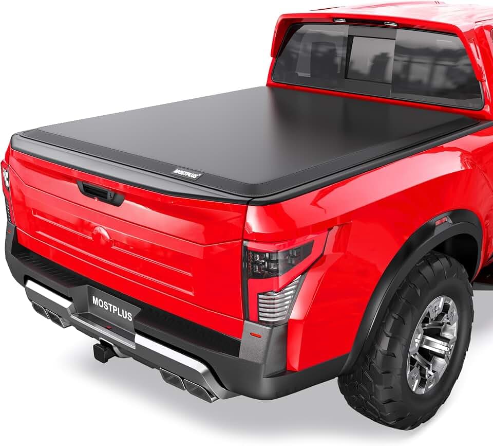 MOSTPLUS 6FT Roll-Up Soft Vinyl Truck Bed Tonneau Cover Compatible with Nissan Frontier 2005-2025 2026 6 Feet Bed, Fleetside 72Inch