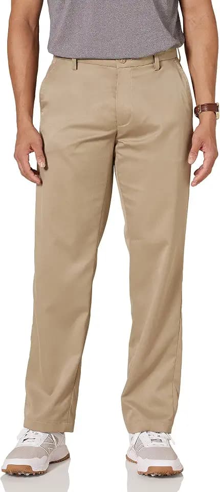Amazon Essentials Men's Classic-Fit Moisture-Wicking Stretch Golf Pants with Active Waistband (Available in Big & Tall)