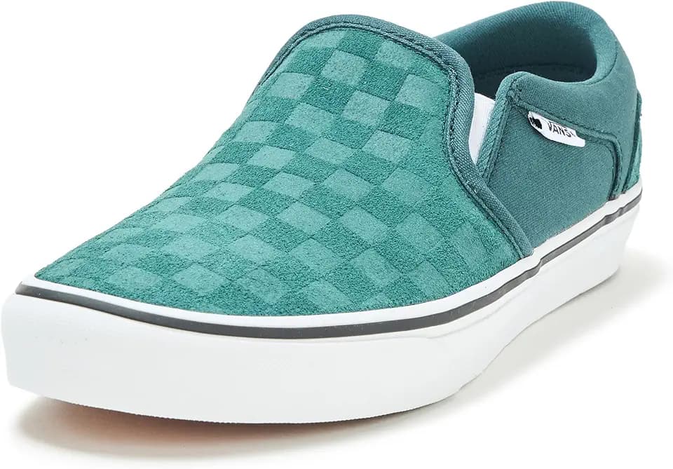 Vans Men's Asher Slip-on Shoe - Comfortable Sneakers for Walking, Fashion & Everyday Wear