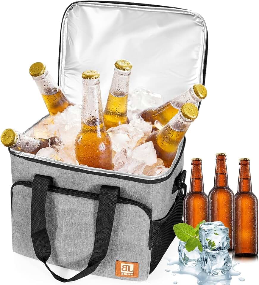 Kühltasche, Eistasche, Thermotasche | Picknicktasche | Lunchtasche | Warmhaltetasche | Camping/BBQ/Büro/Picknick/Arbeit | Wasserdicht & Auslaufsicher