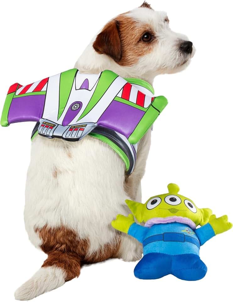 Rubies Toy Story: Buzz Lightyear Pet Accessory & Toy Set for for Dogs or Cats, M/L