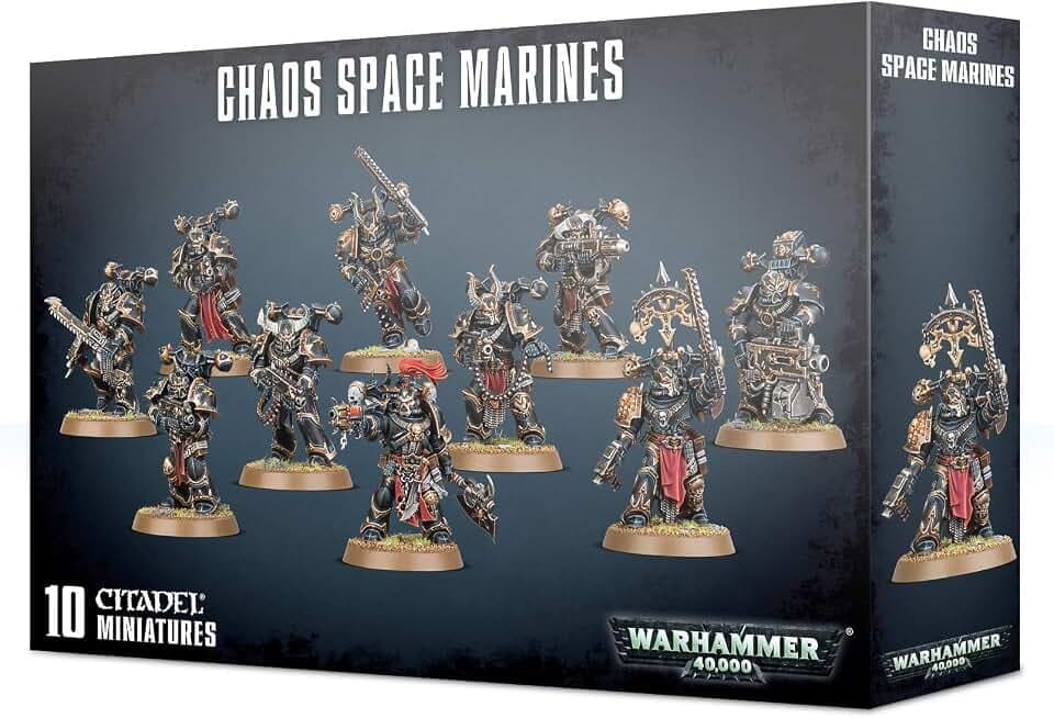 Games Workshop Warhammer 40k - Space Marine du Chaos Squad (2019), Mehrfarbig