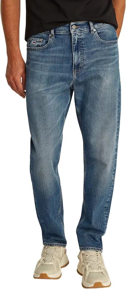 Tommy Jeans Herren Jeans Hose Isaac Relaxed Tapered Fit