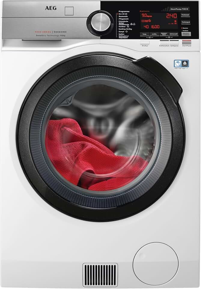 AEG Serie 9000 Waschtrockner, Waschen 9 kg, Trocknen 6 kg, L9WEF80690