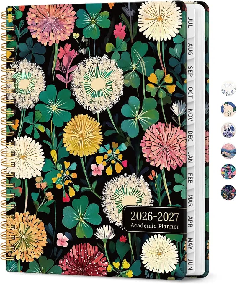 Academic Planner 2026-2027, Monthly & Weekly Jul 2026-Jun 2027 Planner