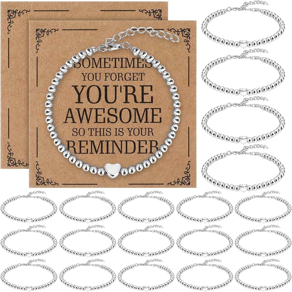 Huquary 20 Pcs Women Bracelet Bulk, Sometimes You Forget You're Awesome